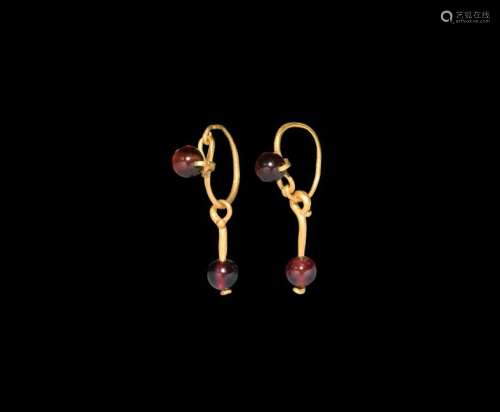 Roman Gold Earring Pair