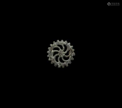 Roman Sun Whorl Brooch