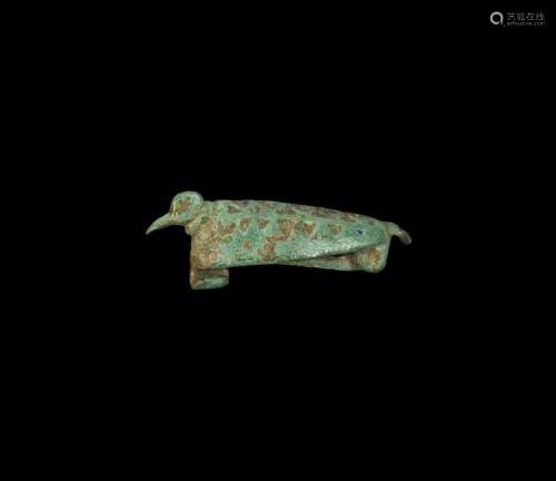 Roman Duck Brooch