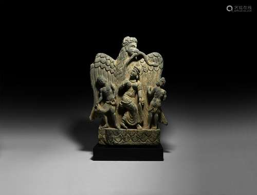 Gandharan Frieze Fragment with Dancers