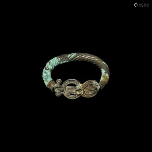 Late Roman Silver Bracelet Fragment Group