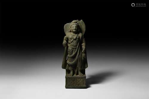 Gandharan Standing Bodhisattva Figure