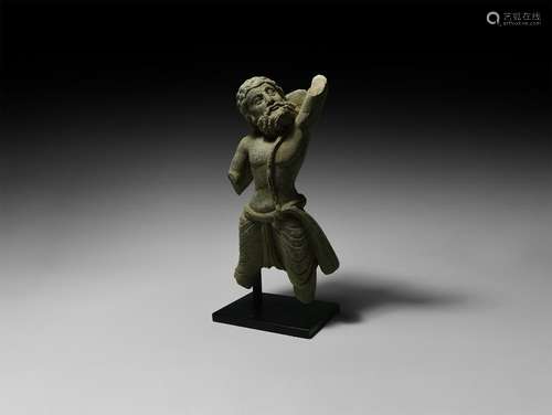 Gandharan Atlas Statue