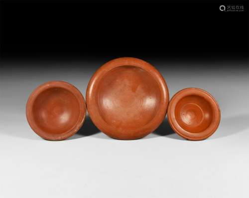 Roman Redware Bowl Group