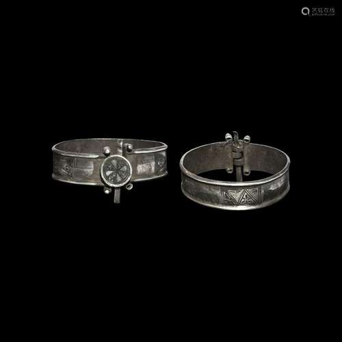 Byzantine Silver Decorated Bracelet