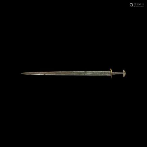 Viking Sword with Copper Clad Hilt