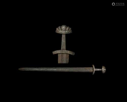 Viking Sword with Elaborate Hilt