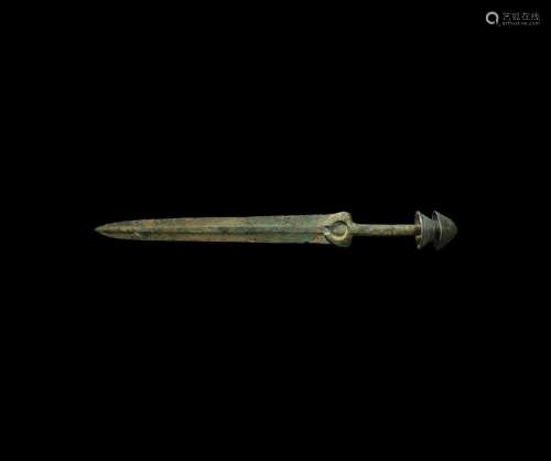Luristan Short Sword with Double-Cone Pommel