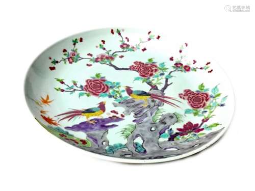 A CHINESE CHING DYNASTY PLATE