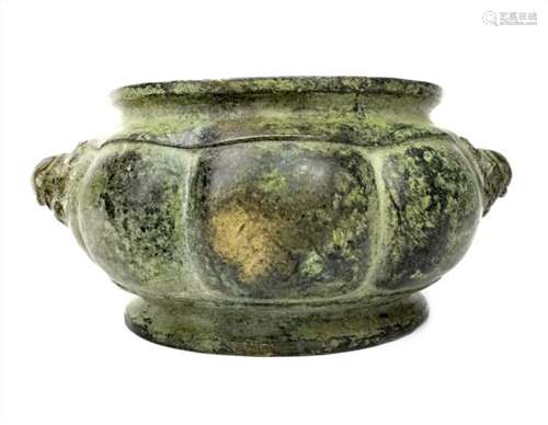 A CHINESE BRONZE CENSER