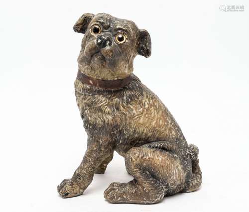 Polychrome Sculpture of an English Bull Dog