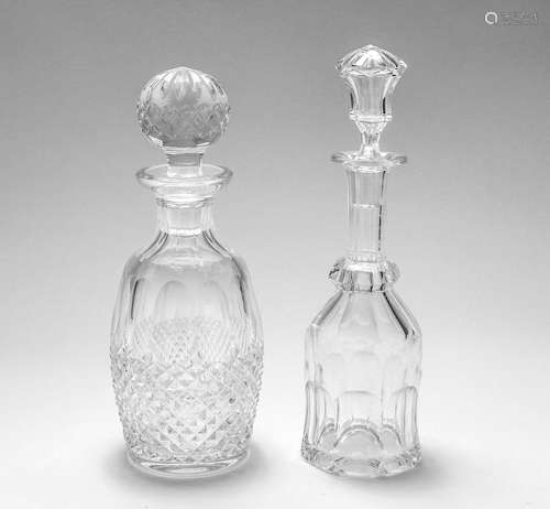 Cut Crystal Decanters, including Waterford, 2