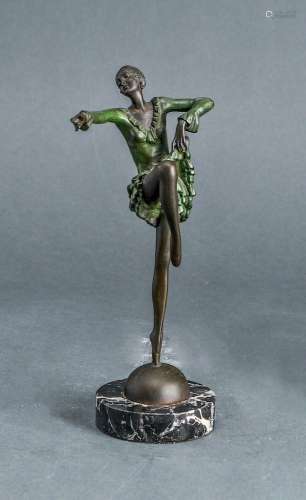 Joseph Lorenzl Art Deco Bronze Dancer