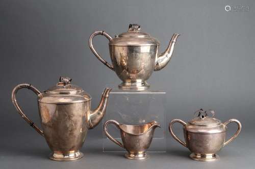 Sterling Silver Tea & Coffee Service, 4 pcs