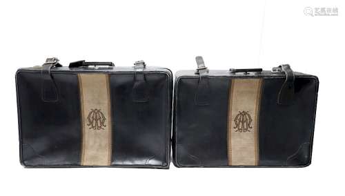 Madler West Germany Leather Suitcases, 2