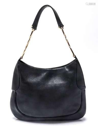 Ferragamo Black Leather Handbag