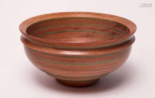 Tom Foster Laminated Maple Veneer Bowl