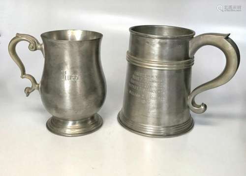 Two American Beer Mug