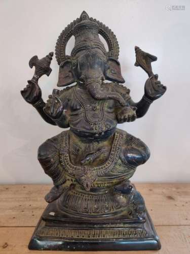 19th.C Indian Bronze Buddha