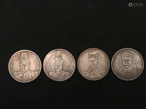 Four Chinese Coins