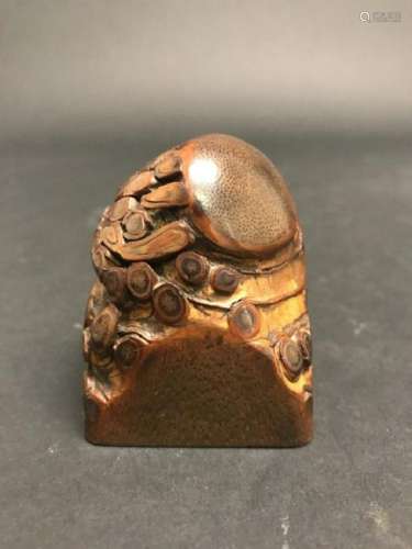 Chinese Carved Bamboo Seal