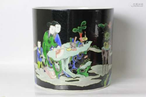 Chinese Porcelain Brushpot,Mark