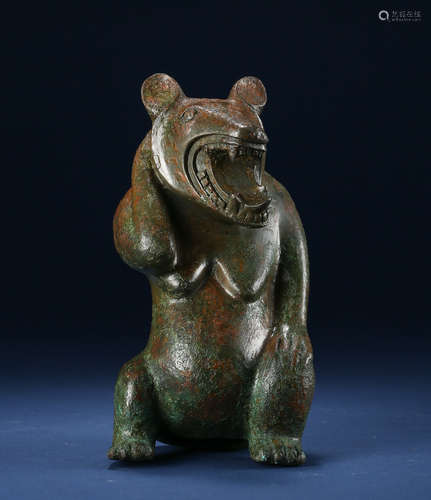 ANCIENT CHINESE BRONZE BEAR