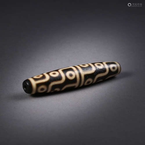 ANCIENT CHINESE TIBETAN DZI BEAD TIANZHU