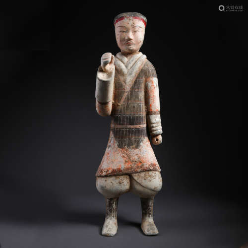 ANCIENT CHINESE POTTERY FIGURE