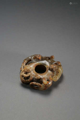 ANCIENT CHINESE HETIAN JADE PENDANT