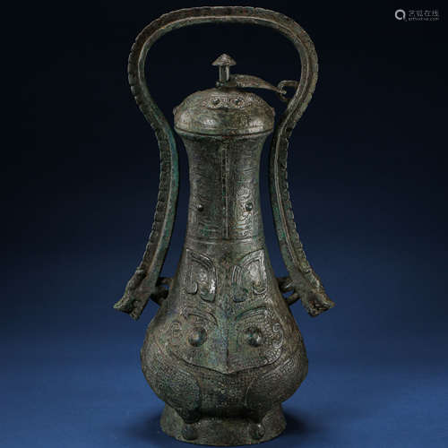 ANCIENT CHINESE BRONZE POT