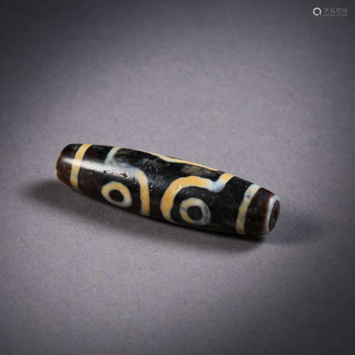 ANCIENT CHINESE TIBETAN DZI BEAD TIANZHU