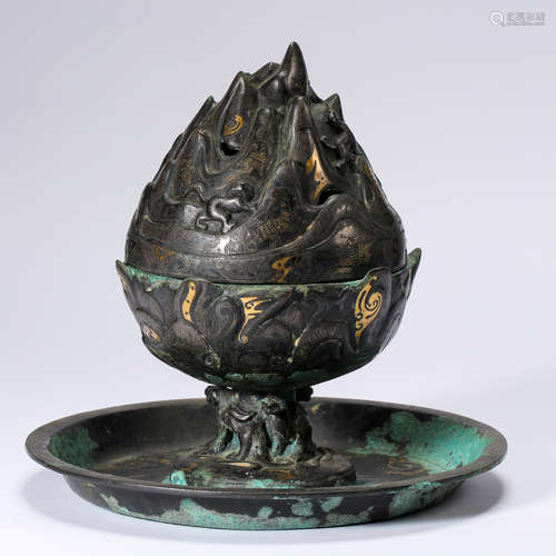 ANCIENT CHINESE BRONZE CENSER