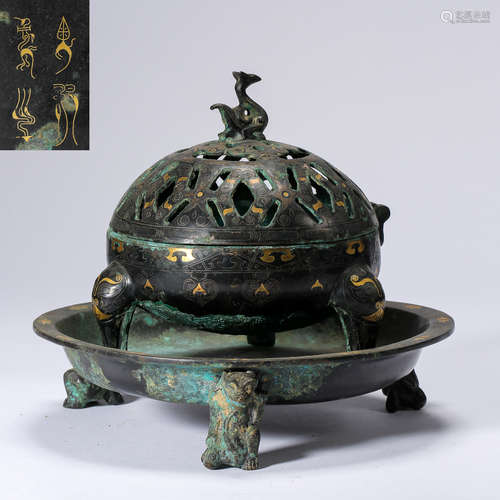 ANCIENT CHINESE BRONZE CENSER