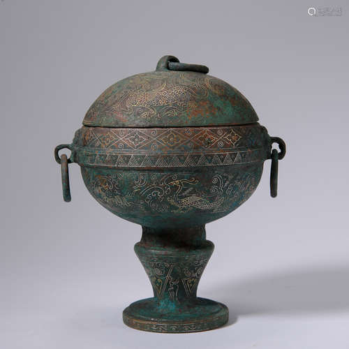 ANCIENT CHINESE BRONZE CENSER