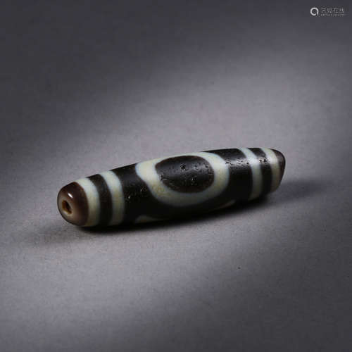 ANCIENT CHINESE TIBETAN DZI BEAD TIANZHU