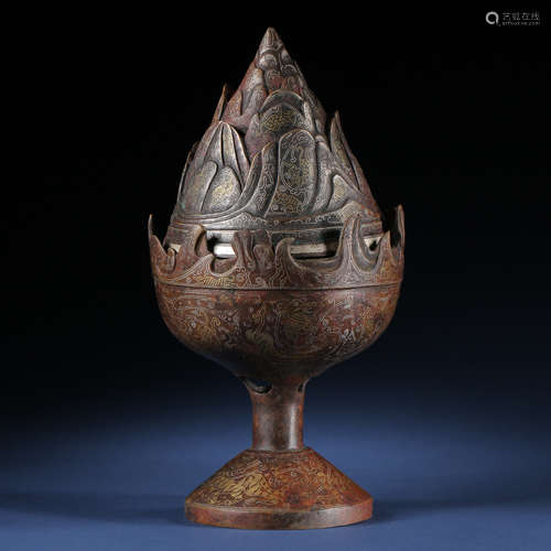 ANCIENT CHINESE BRONZE CENSER