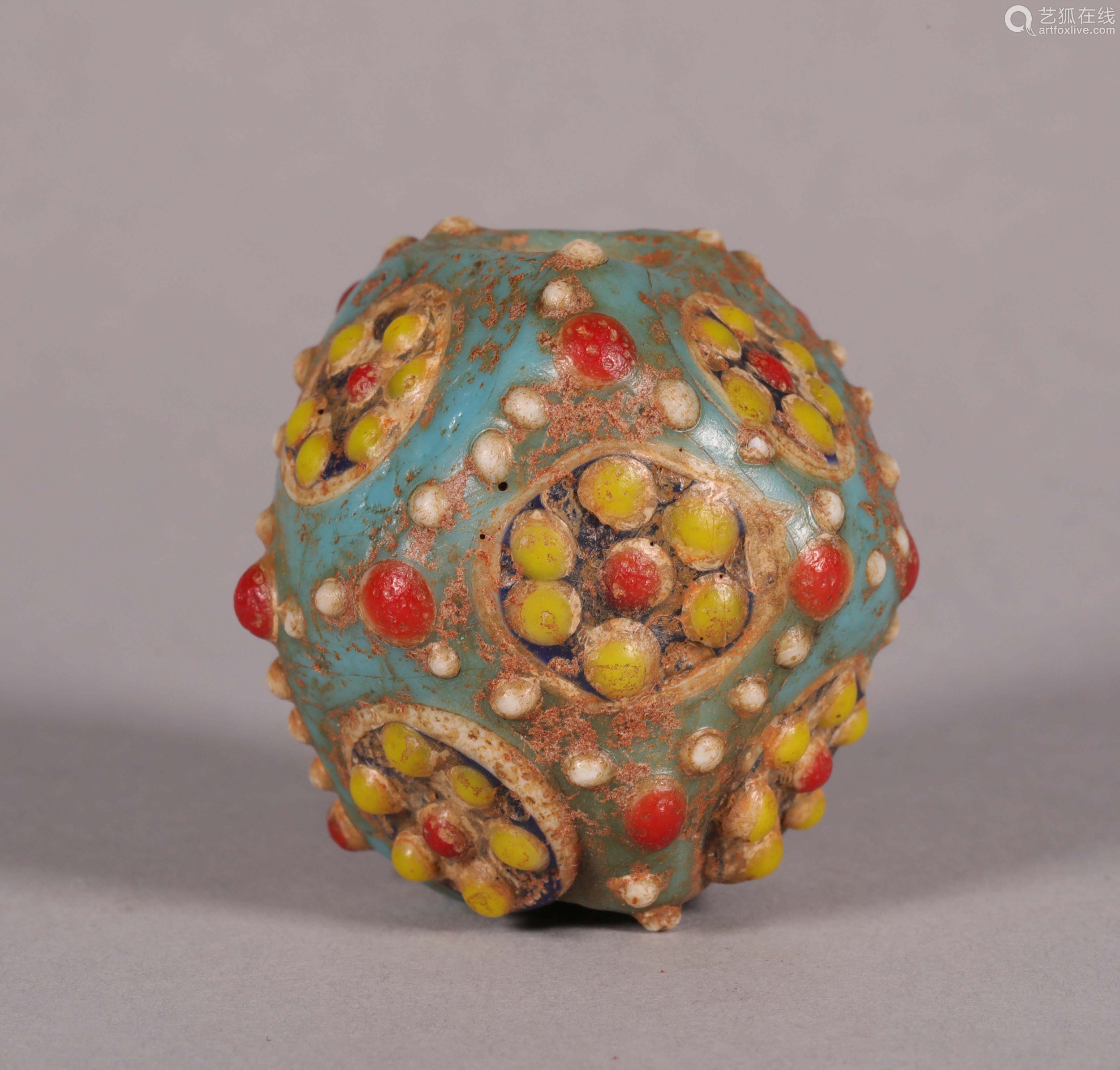 战国 蜻蜓眼琉璃珠