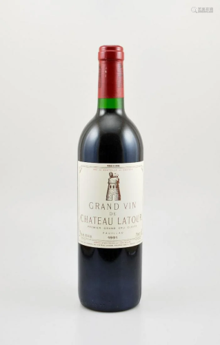 1 bottle 1991 Chateau Latour,