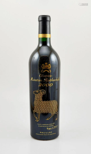 1 bottle 2000er Chateau Mouton Rothschild,