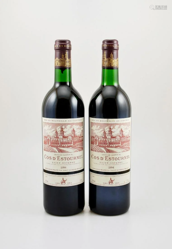 2 bottles of 1994 Chateau Cos d'Estournel,