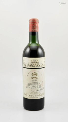 1 rare bottle 1945 Chateau Mouton Rothschild,