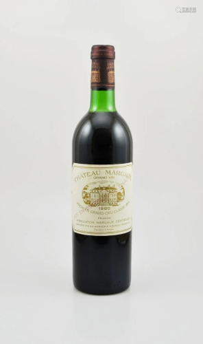 1 bottle 1980 Chateau Margaux,