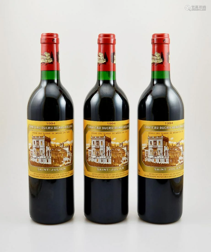 3 bottles of 1994 Chateau Ducru-Beaucaillou,