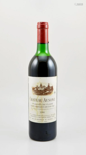 1 bottle 1986 Chateau Ausone,