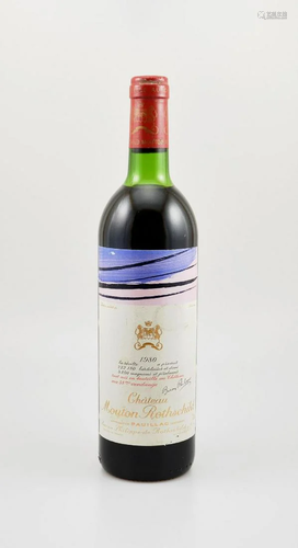 1 bottle 1980 Chateau Mouton Rothschild,