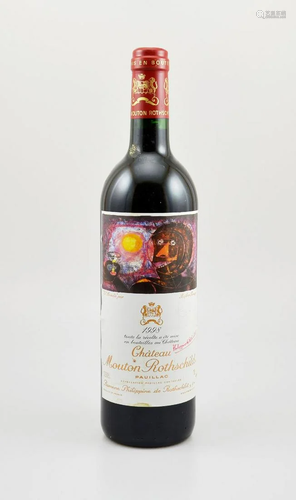 1 bottle 1998 Chateau Mouton Rothschild,