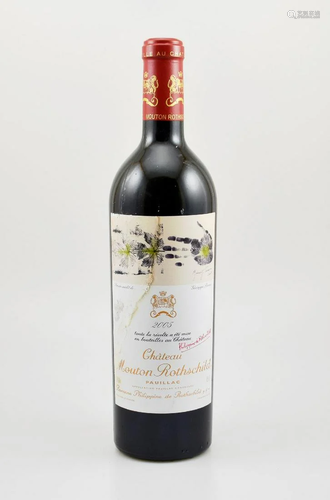 1 bottle 2005 Chateau Mouton Rothschild,