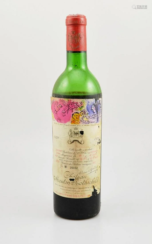 1 bottle 1970 Chateau Mouton Rothschild,