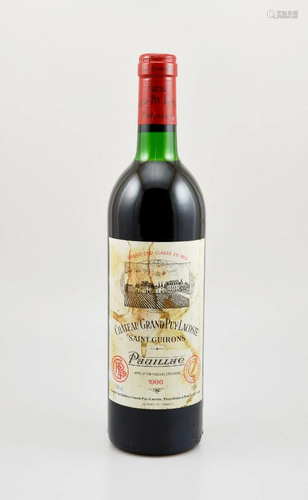 1 bottle 1986 Chateau Grand-Puy-Lacoste,